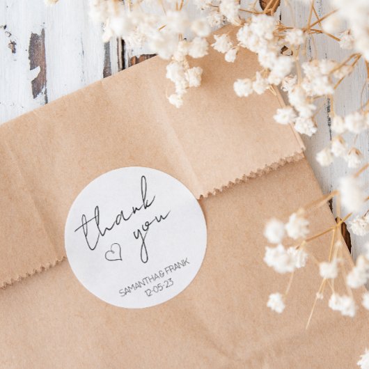 エレガントミニマ結婚リスト ラウンドシール