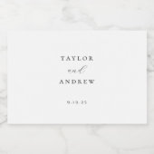 エレガントミニマ結婚リスト リキュールボトルラベル (シングルラベル)