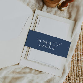 エレガントミニマ結婚リスト 招待状ベリーバンド