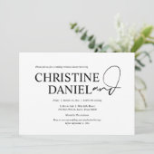 エレガントミニマ結婚リズムのリハーサル 招待状 (スタンド正面)