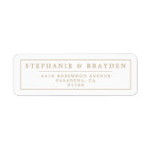 エレガントミニマ縁ど結婚リスト差出人住所 ラベル (正面)