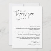 エレガントミニマ食べリストLet Let Thank You Menu (裏面)