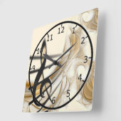 エレガントミュージカル スクエア壁時計 (傾斜)