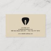 エレガントミュージシャン名刺付き名刺 名刺 (裏面)