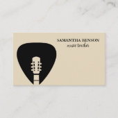 エレガントミュージシャン名刺付き名刺 名刺 (正面)