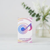 エレガントミュージシャン名刺付き名刺 名刺 (スタンド正面)