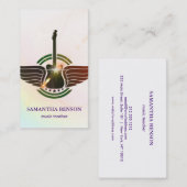 エレガントミュージシャン名刺付き名刺 名刺 (正面/裏面)