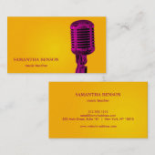 エレガントミュージシャン 名刺 (正面/裏面)