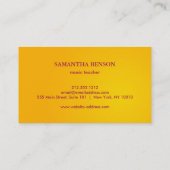 エレガントミュージシャン 名刺 (裏面)