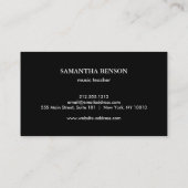 エレガントミュージシャン 名刺 (裏面)