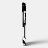 エレガントミュージックノートラグジュアリーピアノ鍵 Case-Mate iPhoneケース (裏面 / 左)