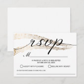 エレガントミュージック ウェディングソング リクエスト RSVP (正面/裏面)