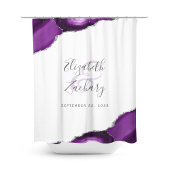 エレガントムラサギ結婚銀 シャワーカーテン