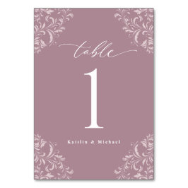 エレガントムーヴヴィンテージクラシックスモール結婚ズ テーブルナンバー