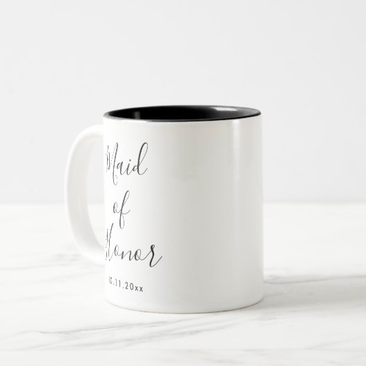 エレガントメイド・オブ・オーナー(花嫁付き添い人) ツートーンマグカップ (正面左)
