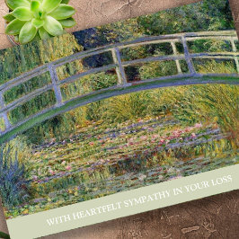 エレガントメモリアルリリー池の哀悼悔やみや弔慰 カード