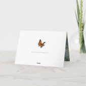 エレガントメモリアルリリー池の哀悼悔やみや弔慰 カード (裏面)