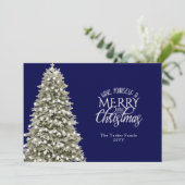 エレガントメリーリトルクリスマスツリーブループレイド シーズンカード (スタンド正面)