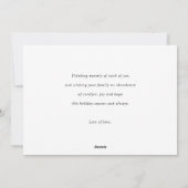 エレガントメリー結婚したと写真 シーズンカード (裏面)