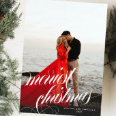 エレガントメリーChristmas Kashikle One Photo シーズンカード