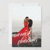 エレガントメリーChristmas Kashikle One Photo シーズンカード (正面)