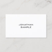 エレガントモダンお洒落テンプレート 名刺 (正面)