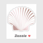 エレガントモダンかわいらしバラ金ゴールド貝殻 シール (シート)