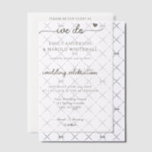 エレガントモダンな結婚式 ベラム紙招待状 (オフセット (招待状))