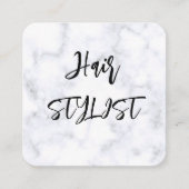 エレガントモダンに四角い名刺 スクエア名刺 (正面)