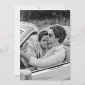 エレガントモダンはっきりしたと救日 招待状 (裏面)