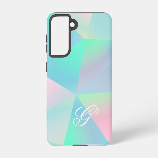 エレガントモダンイニシャル SAMSUNG GALAXYケース (裏面)