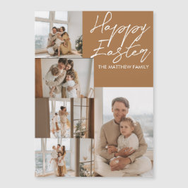 エレガントモダンイースター、家族5枚の写真コラージュ