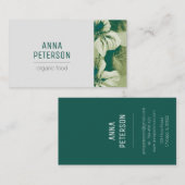 エレガントモダンオーガニックヴィンテージ 名刺 (正面/裏面)