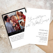 エレガントモダンカスタムシンプル写真結婚s 招待状