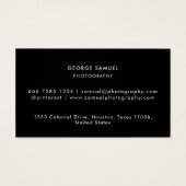 エレガントモダンカスタムロゴミニマリストシンプル (裏面)