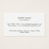 エレガントモダンカスタムロゴミニマリストシンプル (裏面)