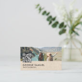 エレガントモダンカスタムロゴミニマリストシンプル 予約カード (スタンド正面)