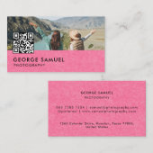 エレガントモダンカスタムロゴミニマリストシンプル 予約カード (正面/裏面)