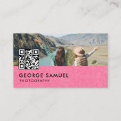 エレガントモダンカスタムロゴミニマリストシンプル 予約カード (正面)