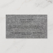 エレガントモダンカスタムロゴミニマリストシンプル 予約カード (裏面)