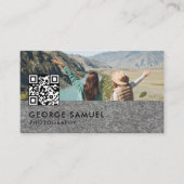 エレガントモダンカスタムロゴミニマリストシンプル 予約カード (正面)