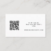 エレガントモダンカスタムロゴミニマリストシンプル 名刺 (裏面)