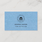 エレガントモダンカスタムロゴミニマリストシンプル 名刺 (正面)