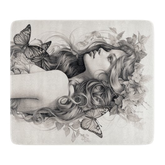 エレガントモダンカスタム写真テンプレートの追加 カッティングボード (正面)