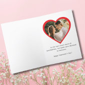 エレガントモダンカスタム写真バレンタインデー シーズンカード