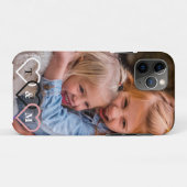 エレガントモダンカスタム子フォトモノグラム Case-Mate iPhoneケース (裏面(横))