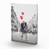 エレガントモダンカップル写真ラブ文字 フォトブロック (右)