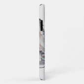 エレガントモダンカップル写真ラブ文字 Case-Mate iPhoneケース (裏面/右)