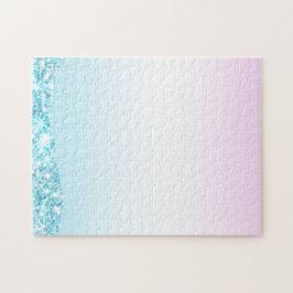 エレガントモダンカラフル勾配グリッター ジグソーパズル