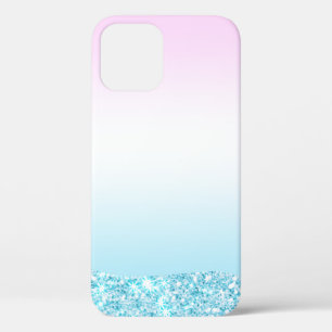 エレガントモダンカラフル勾配グリッター iPhone 12ケース
